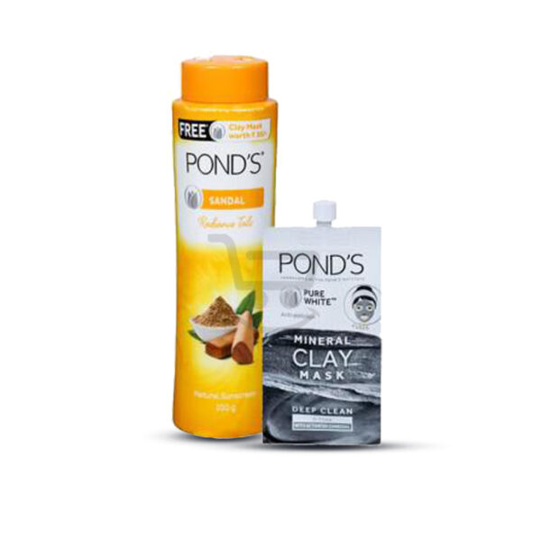 3066 ponds sandal radiance talc 100g free clay mask 8g 1.jpg